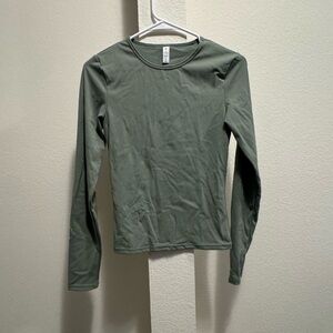 Women's Long Sleeve Green Top